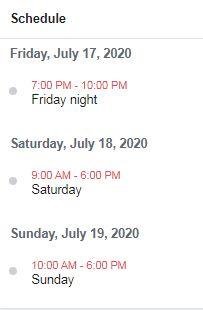 Plant Prana Houston Event Inner Transformation July 17-19, 2020 Schedule