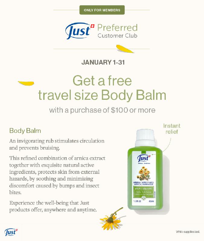 JUST Body Balm